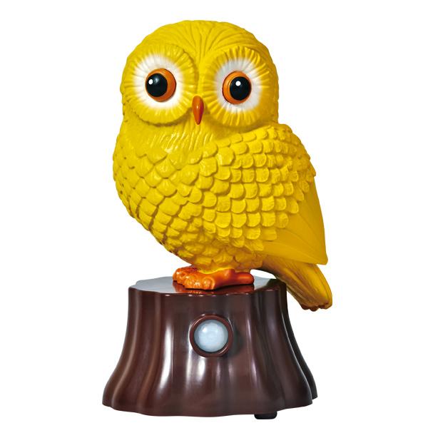 楽天市場】我が家の福ちゃん ふくろう お喋りロボット 玄関 人感