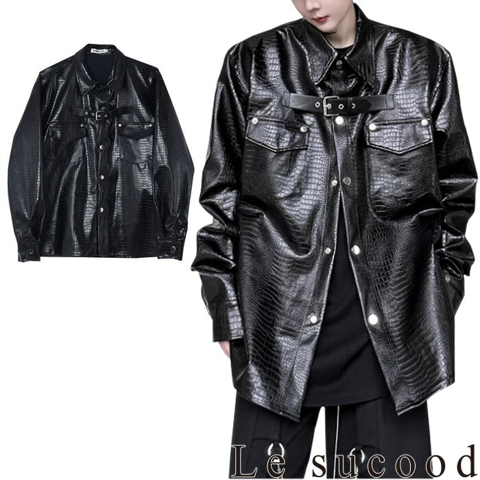 クロコダイル調フェイクレザーコート （買えるLEON限定販売品） 1125KIRYU_005_M_024_700x.jpg?v