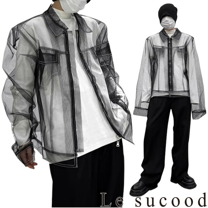 楽天市場】【Le sucood】 シースルーオーガンジージャケット