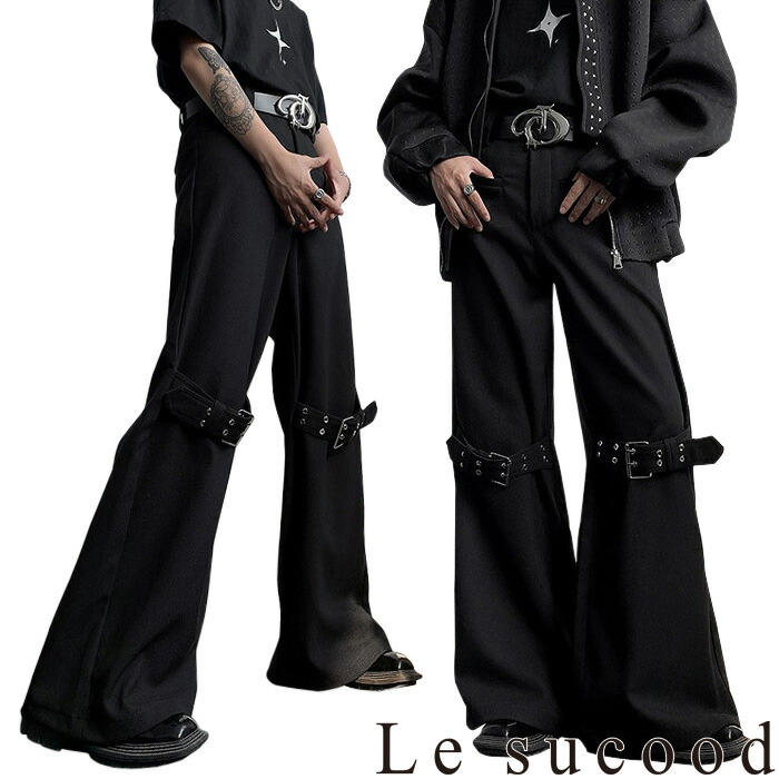 楽天市場】ボンテージパンツ メンズ モード系 フレアパンツ メンズ