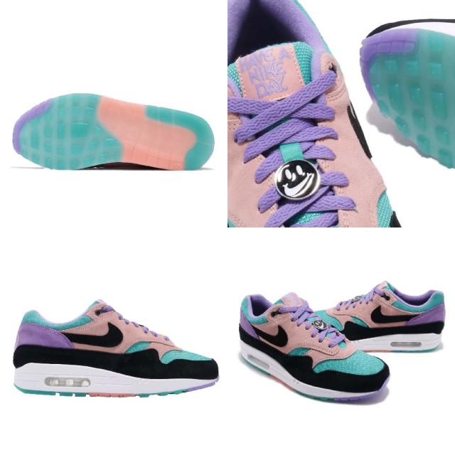 NIKE AIR MAX 1 ND Kie Ney AMAX 1 ND men running shoes SPACE PURPLEBLACK BLEACHED CORAL NIKE AIR MAX 1 ND Kie Ney AMAX 1 ND men running shoes SPACE PURPLEBLACK BLEACHED CORAL