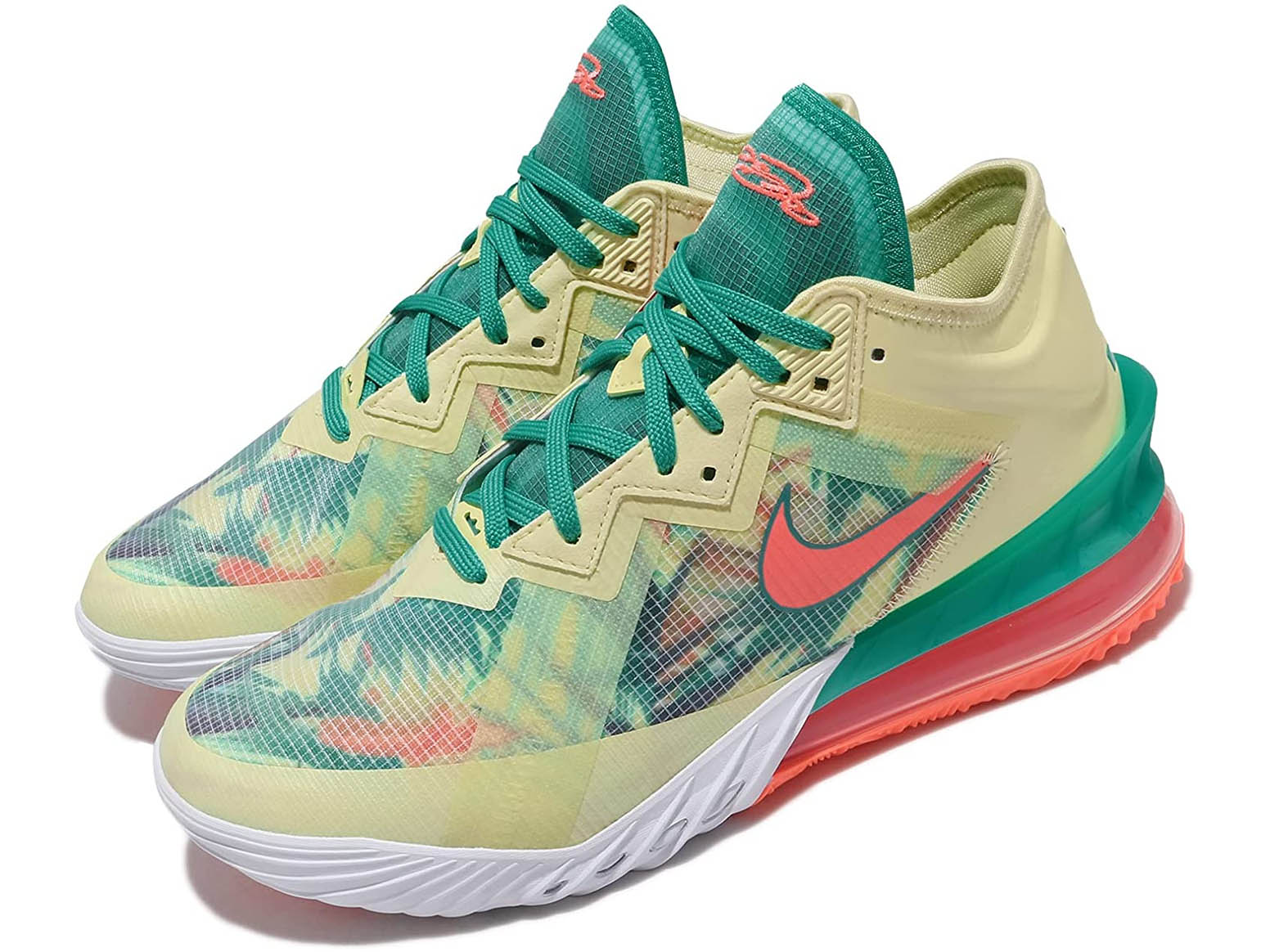 Nike Lebron Xviii Low Epナイキ レブロン Xviii 法典 Ep メンズ 籠球 シューズwhite Lime Bright Mango New Green 21 05 0194 80 メンズシューズ 貨物輸送込み助ける Xdr Pasadenasportsnow Com