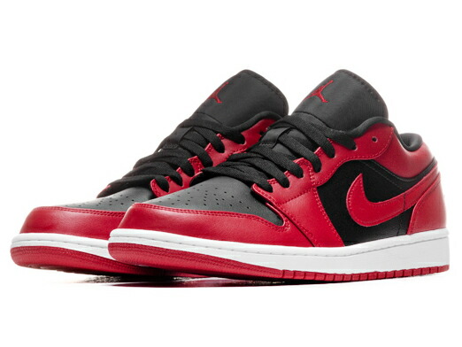 楽天市場 Nike Air Jordan 1 Low ナイキ エアジョーダン 1 ロー メンズ バスケットボール シューズ赤黒 Gymred Black ｅｓｔ Premium