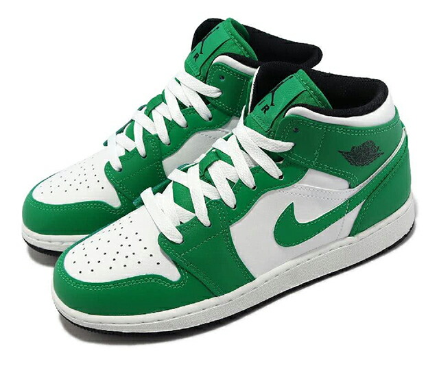 ◆大人もOK◆(GS)NIKE AIR JORDAN 1 MID GREEN◆関税/送料込◆ 