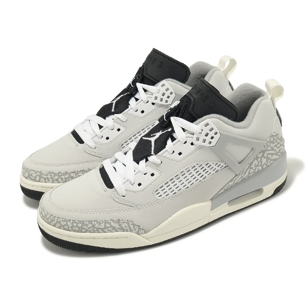 ナイキ NIKE JORDAN SPIZIKE LOW ジョーダン スパイジーク ロー フォトン ダスト Photon Dust/Sail-White-Light Smoke Grey24-09-S#70