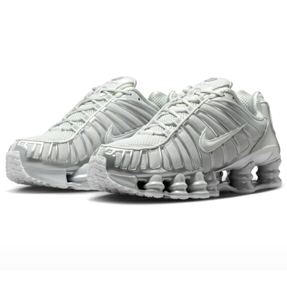 NIKE WMNS SHOX TL ナイキ ウィメンズ ショックス TL 灰銀 フォトンダスト/メタリックシルバー #70