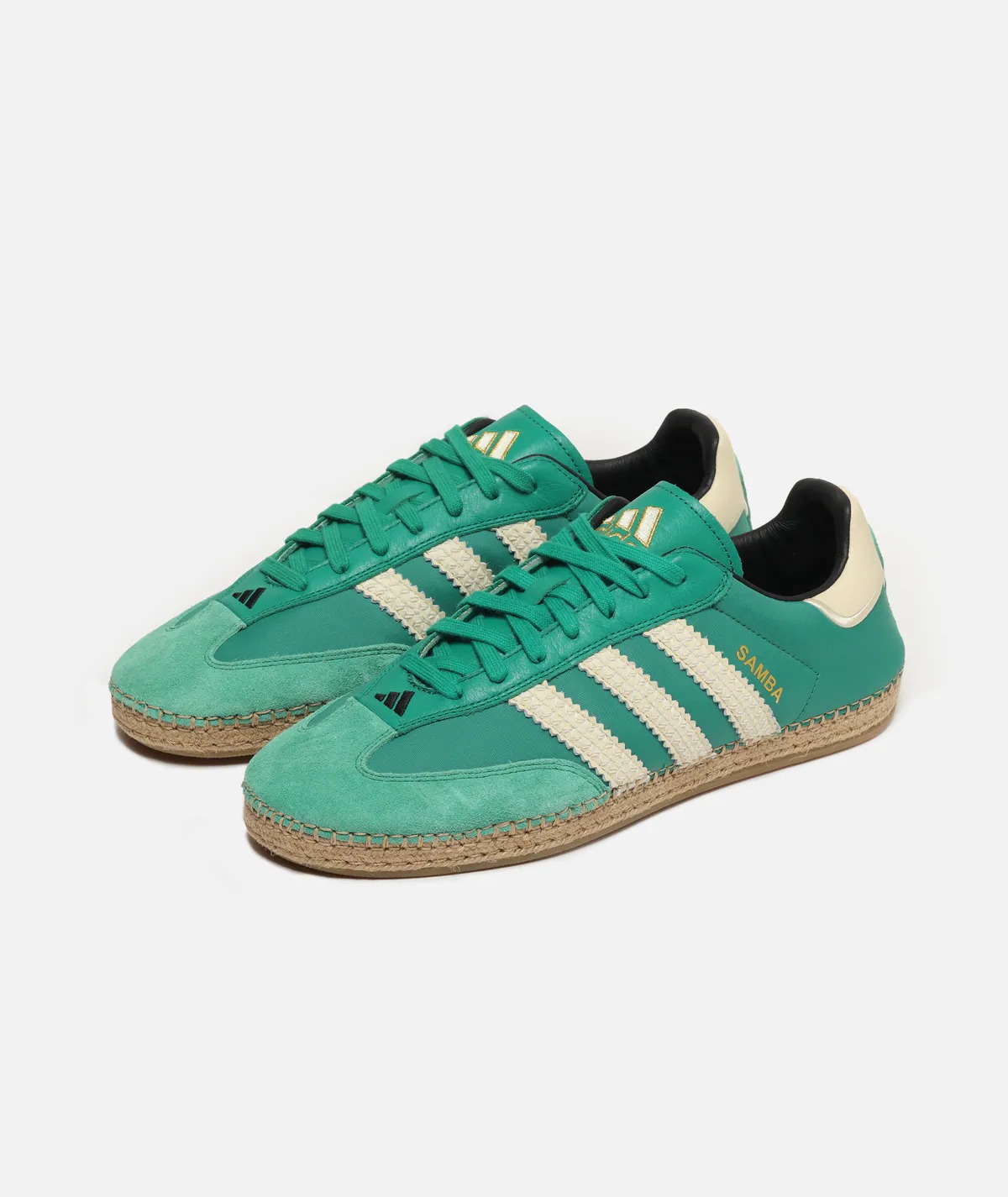 【adidas Originals】 CLOT SAMBA ESPADRILLE BY EDISON CHEN アディダス オリジナルス クロット サンバ エスパドリーユ バイ エディソン・チェン グラスグリーン KI4326｜ＥＳＴ premium