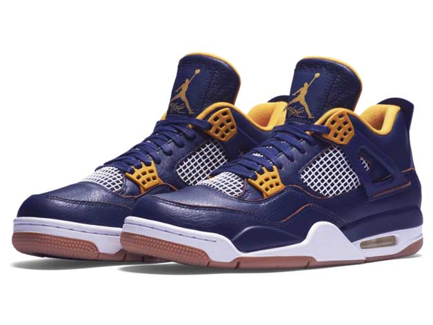 navy blue and yellow 4s