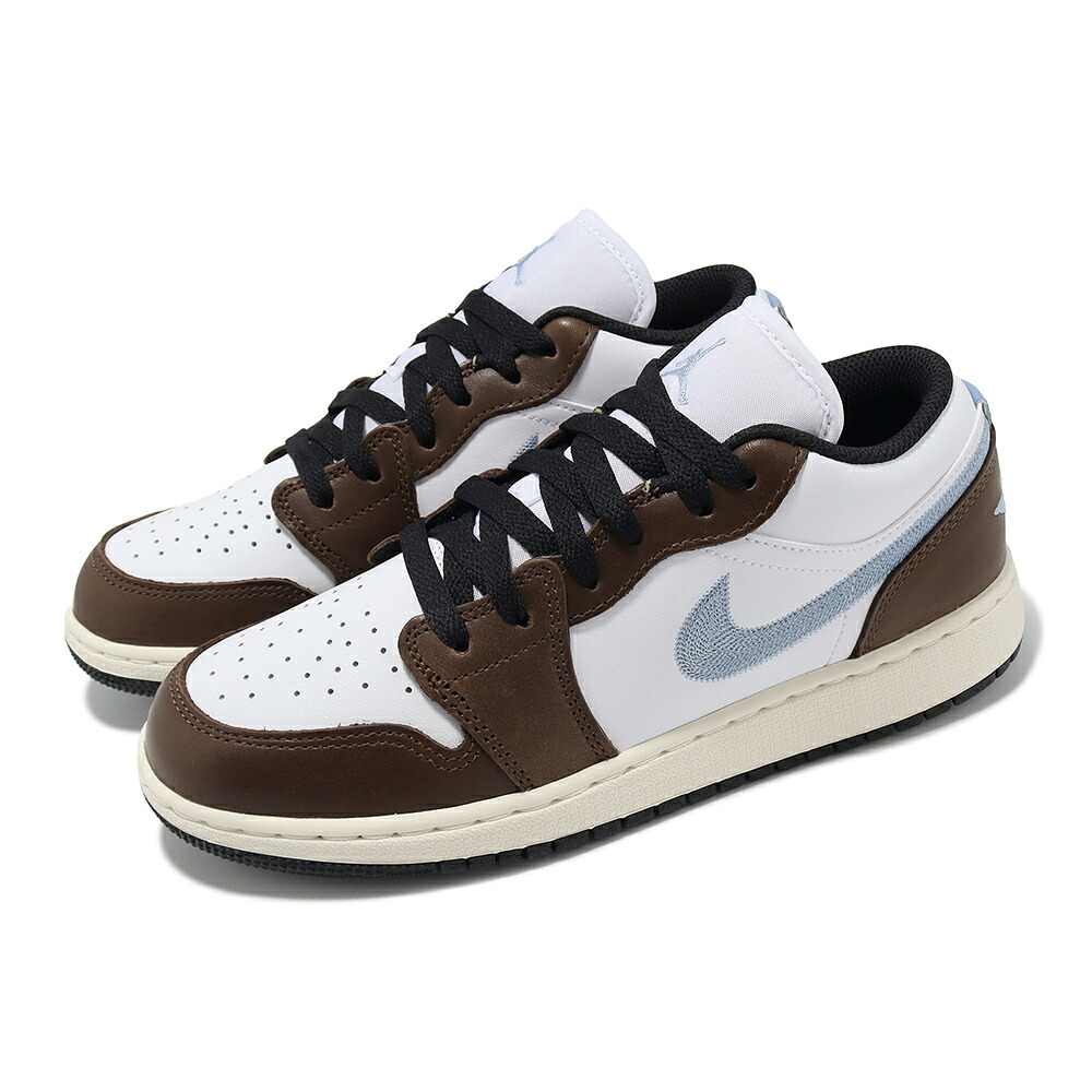 NIKE AIR JORDAN 1 LOW SE GSナイキ キッズ、レディースシューズBLUE GREY 24-02-S |EST premium