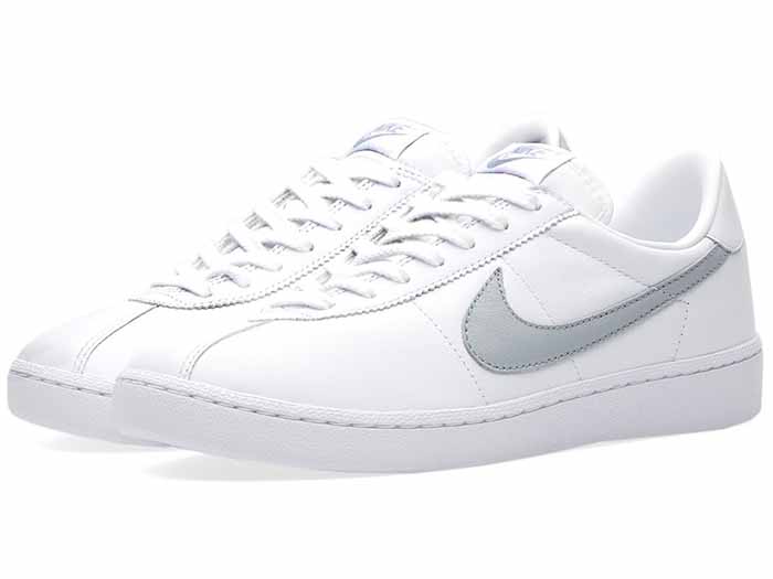 楽天市場 Nike Bruin Leather White Wolf Grey ナイキ ブルイン レザー 白ウルフグレイ ｅｓｔ Premium