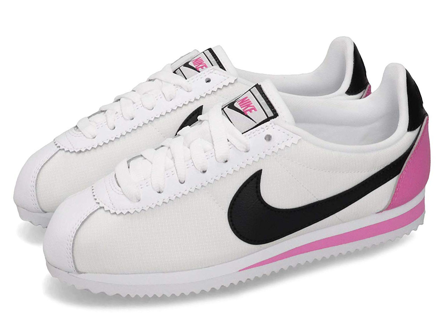 楽天市場 Nike Wmns Classic Cortez Premナイキ クラシック コルテッツ プレミアム レディース ランニング シューズwhite Pink 19 08 093 ｅｓｔ Premium