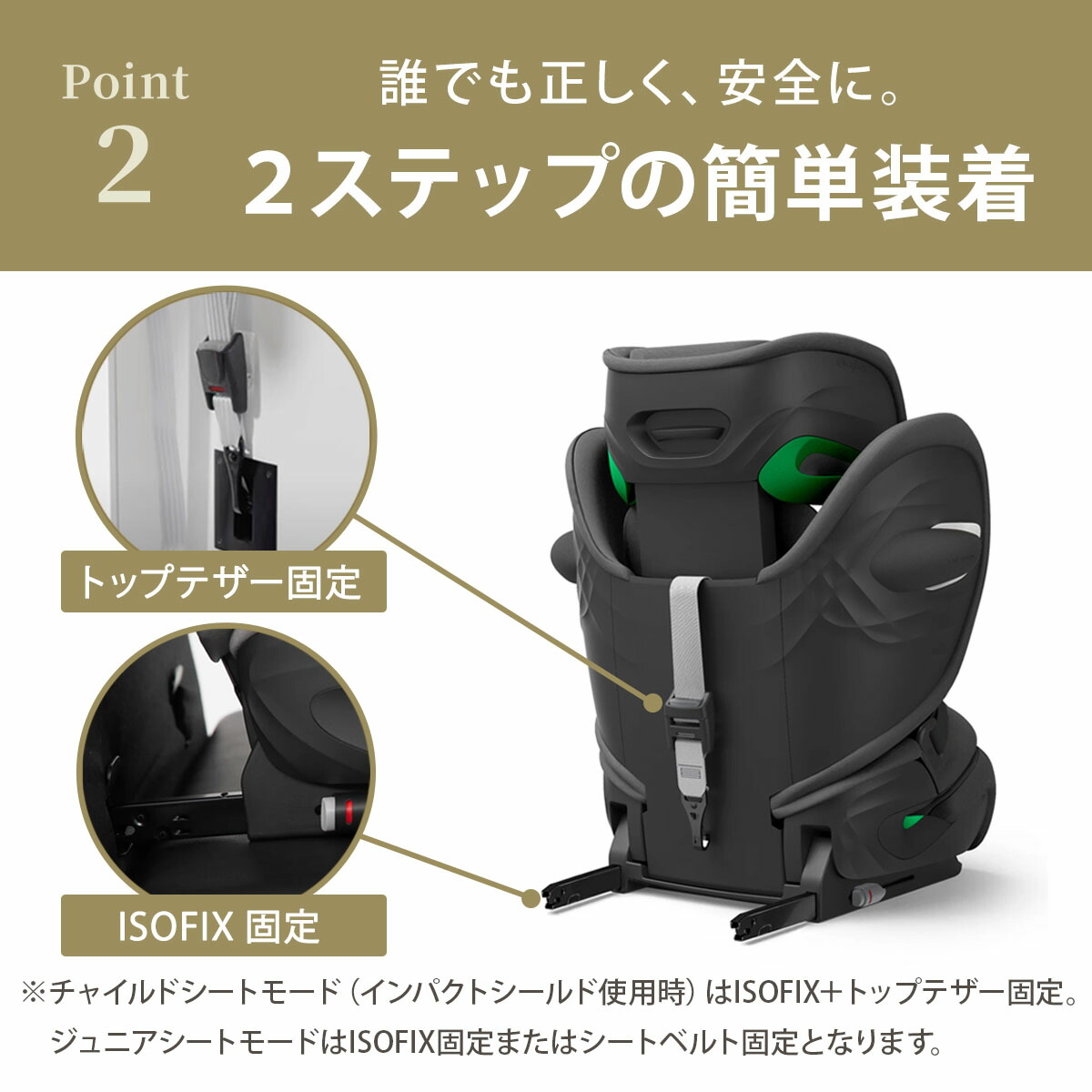 2026最新】 サイベックス パラスG3 チャイルドシート ( 15ヶ月 ~ 12歳