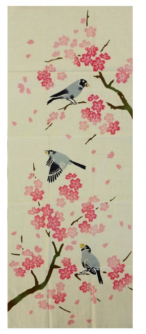 楽天市場】【手ぬぐい しだれ桜と富士山】【注染】【和布華】春柄