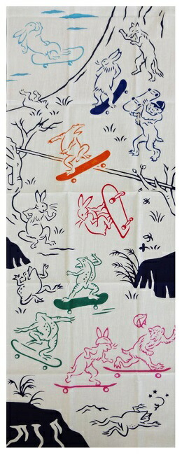 楽天市場】【手ぬぐい 鳥獣戯画 神奈川沖浪裏】浮世絵 富嶽三十六景