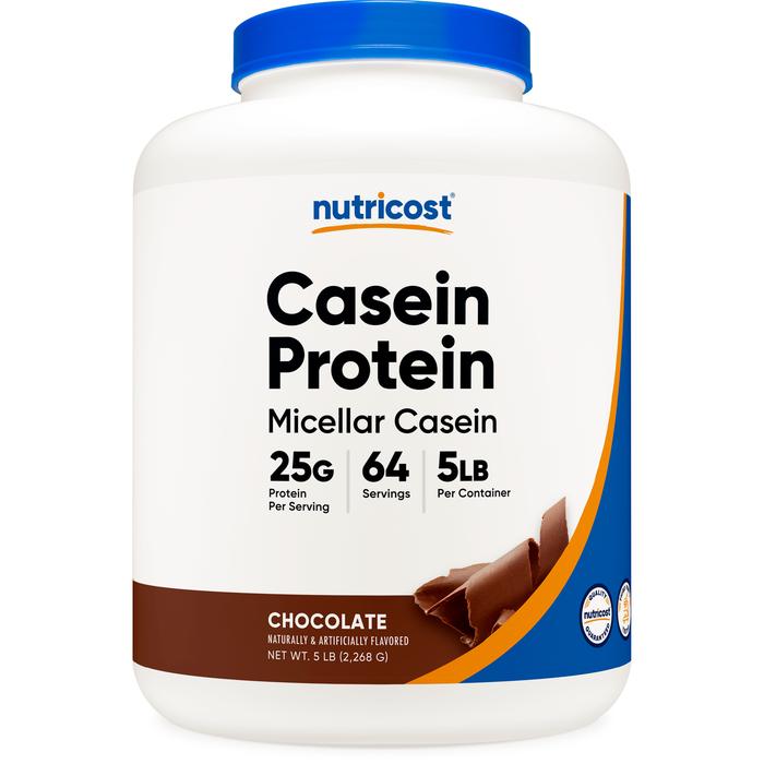 【Nutricost堅苦しさ】カゼインタンパク質 黒茶味 2.268kg (5LB) - ニュートリコスト Casein Protein Powder Chocolate ミセラカゼイン タンパク質 1kg 3kg 運動すること受け支える
