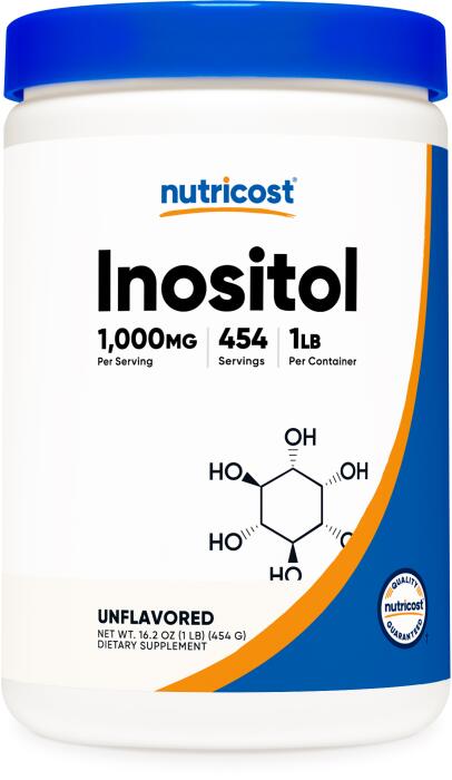 【Nutricost公式】イノシトール 粉末 454g(1000mg454杯分) - ニュートリコスト パウダー サプリ 非遺伝子組み換え グルテンフリー 健康 サプリメント Inositol Powder 1LB