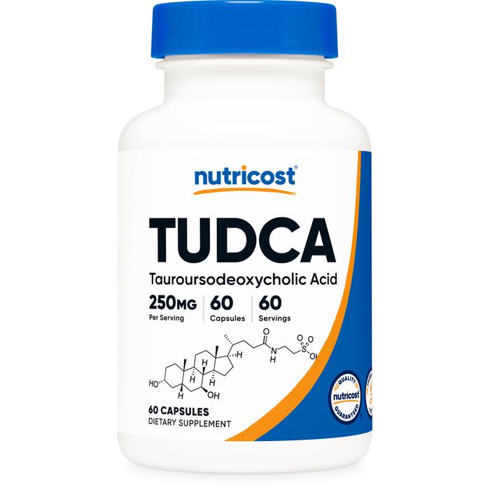 【Nutricost公式】タウロウルソデオキシコール酸 (TUDCA) 250mg 60粒 - カプセル ニュートリコスト アメリカ製 サプリメント 健康サポート