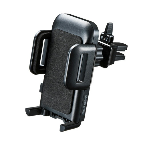 楽天市場 割引クーポン配布中 10 26 09 59まで 訳あり 新品 スマホ車載ホルダー エアコン吹き出し口 クリップ式 縦横 上下 左右 回転 Car Hld10bk サンワサプライ 箱にキズ 汚れあり イーサプライ 楽天市場店