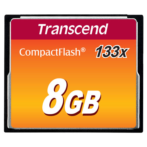 【最大1500円OFFクーポン配布中】Transcend コンパクトフラッシュカード 8GB 133倍速 【ネコポス対応】 9,728円