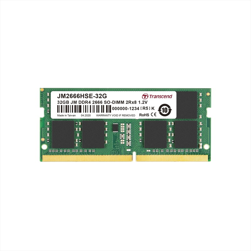 楽天市場】Transcend デスクトップ用メモリ 32GB DDR4-2666 PC4-2130U