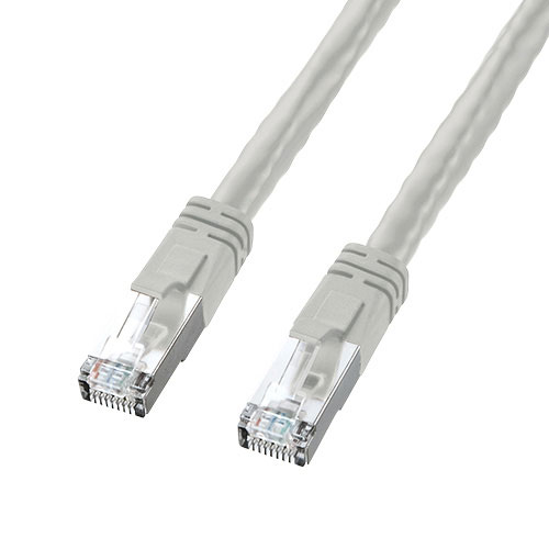 【最大1500円OFFクーポン配布中】PoE用LANケーブル Cat6 より線 48V給電対応 30m ライトグレー KB-T6POE-30 サンワサプライ｜イーサプライ　店