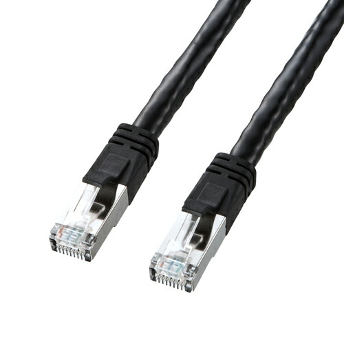 【最大1500円OFFクーポン配布中】PoE LANケーブル CAT6 30m ブラック KB-T6POE-30BK サンワサプライ|イーサプライ 店