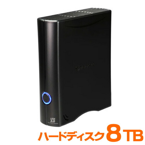 【最大1000円OFFクーポン配布中】ハードディスク 8TB HDD USB3.0対応 外付け 据置 トランセンド USB Type-A TS8TSJ35T3