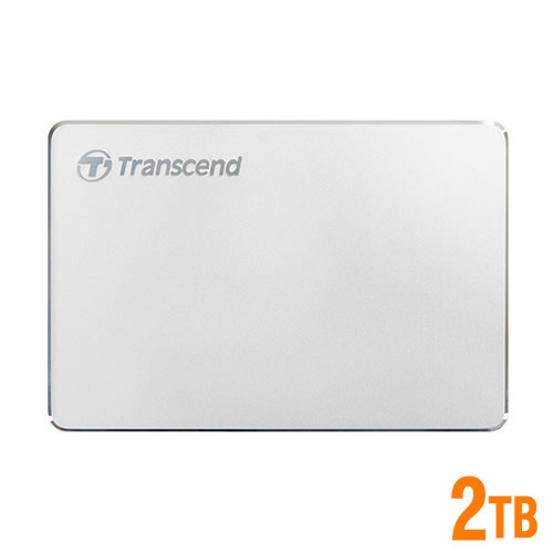 【最大1500円OFFクーポン配布中】ポータブルハードディスク 2TB HDD 耐衝撃 USB3.1 Type-C トランセンド TS2TSJ25C3S｜イーサプライ　店 28,258円
