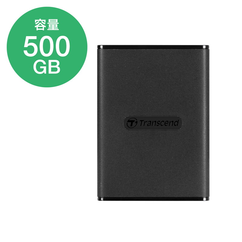【最大1000円OFFクーポン配布中】Transcend ESD270C ポータブルSSD 500GB TS500GESD270C｜イーサプライ　店