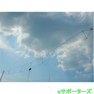 CHA-BroadWire 2300(CHABroadWire2300)1.8～30MHz(構成要素周波数はラジオ受信機併用要)ブロードダンス楽隊 HF 帯ワイヤーダイポールアンテナ COMET ほうき星
