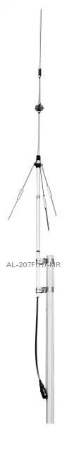 AL-207F(H)-MRサガ陰電子実業144/430MHz帯2波共用アローラインアンテナ5D-2V 1m -MJ付