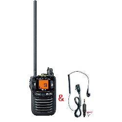 【貨物輸送無料】SR40L＆DP-11S標準尺度（ヤエス）ロングアンテナタイプインカム トランシーバー＆イヤホンマイク