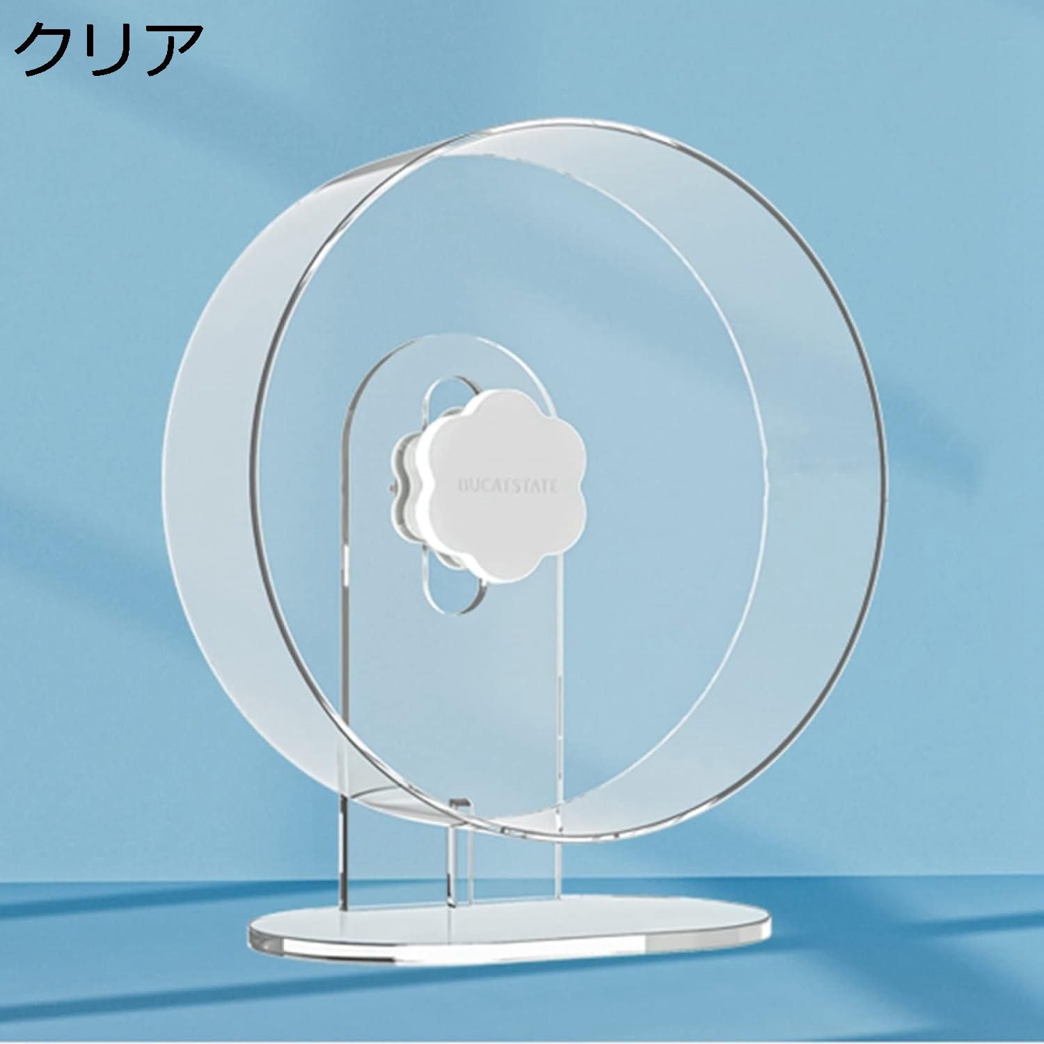 回し車 28cm 透明 アクリル ハムスター 静音設計 取付簡単 安全 走りやすい 運動不足解消 ランニング 遊び場 おもちゃ 小動物用 キンクマ ゴールデンハムスター｜エーステクノ店