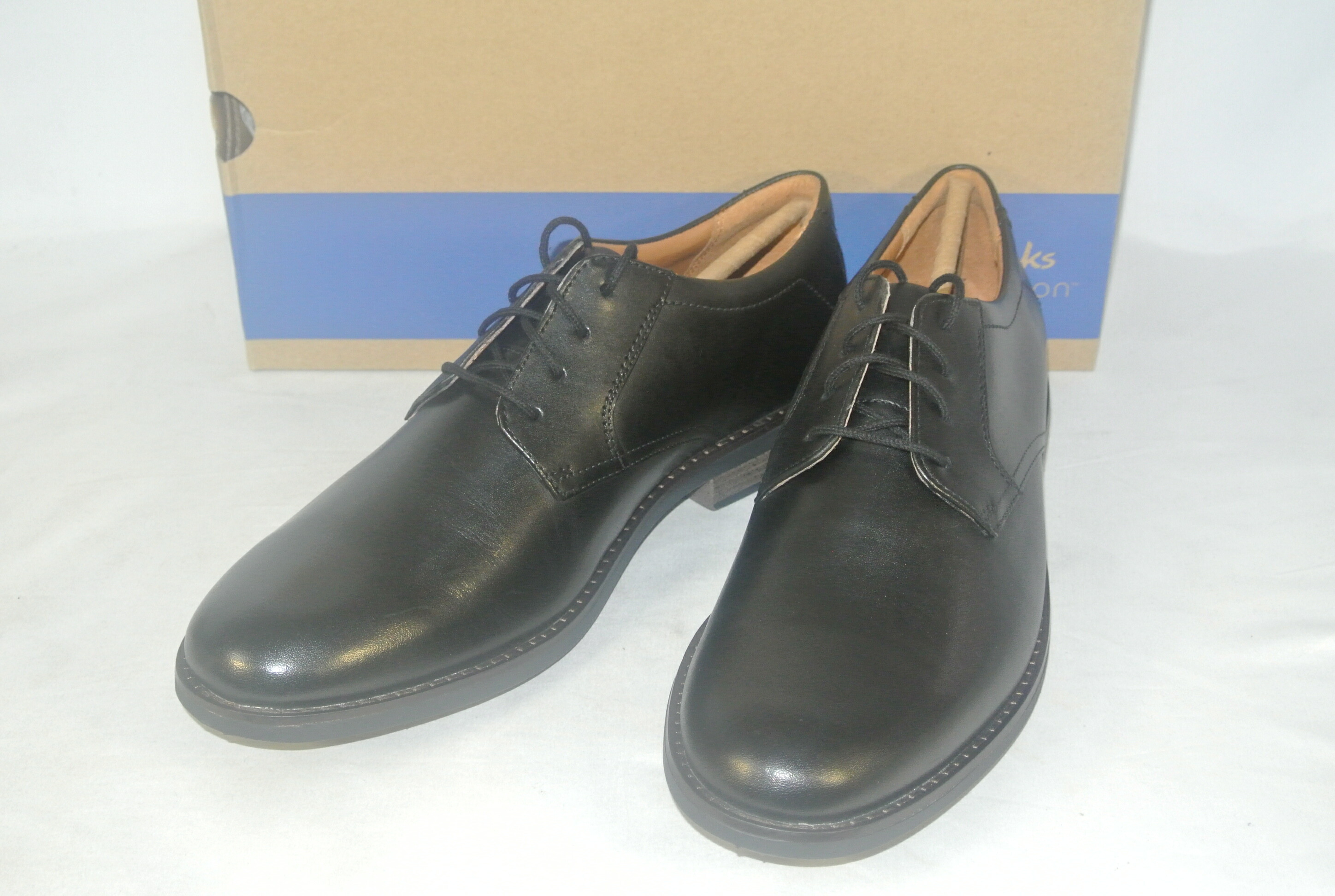 逃げ道[クラークス] 商行為シューズ 革靴 レースアップシューズ 軽さ Becken Lace 26145295 EUR42(約26.5コマーシャル) 訳あり未当て嵌める品/貨物輸送無料/激安取り計らう
