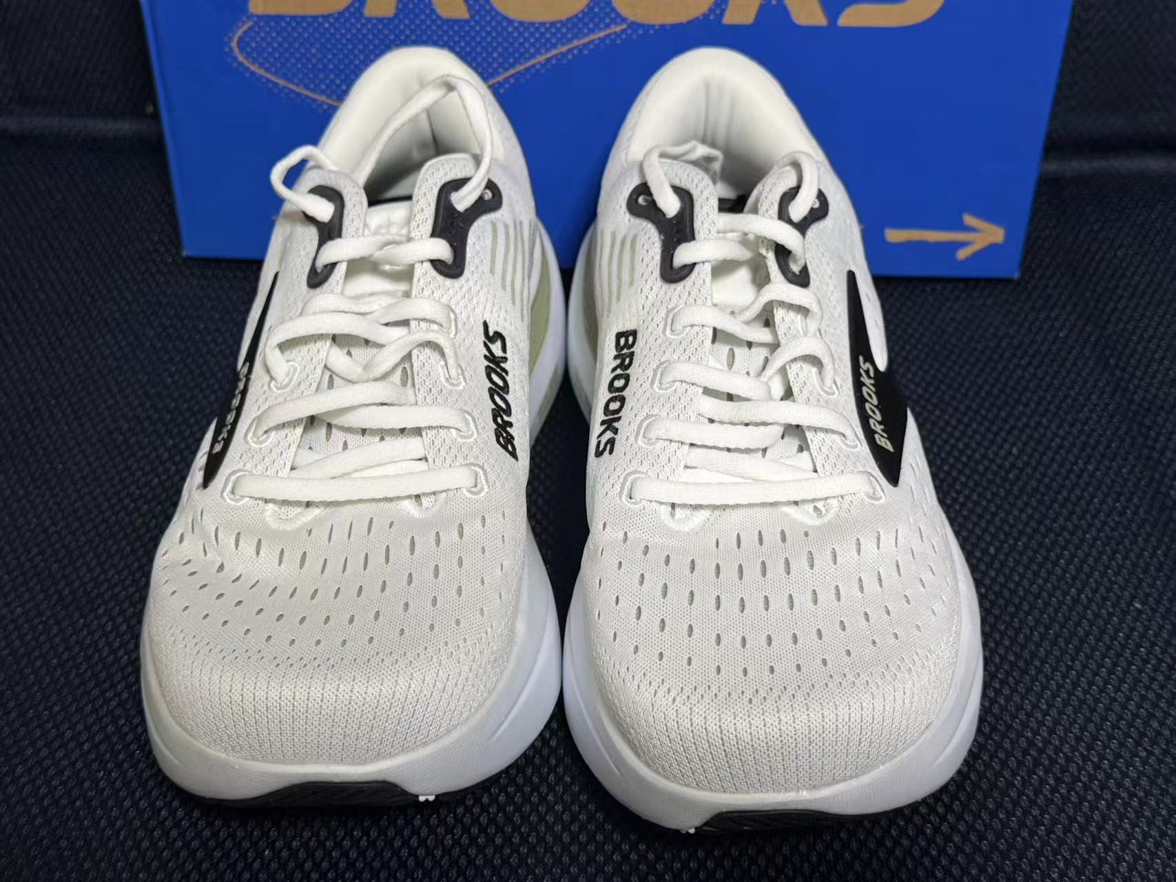 逃げ口 BROOKS Ghost MAX 3 (生きすだまMAX3 白いこと) 26.5コマーシャル 未当て嵌める品/貨物輸送無料/激安かた付ける