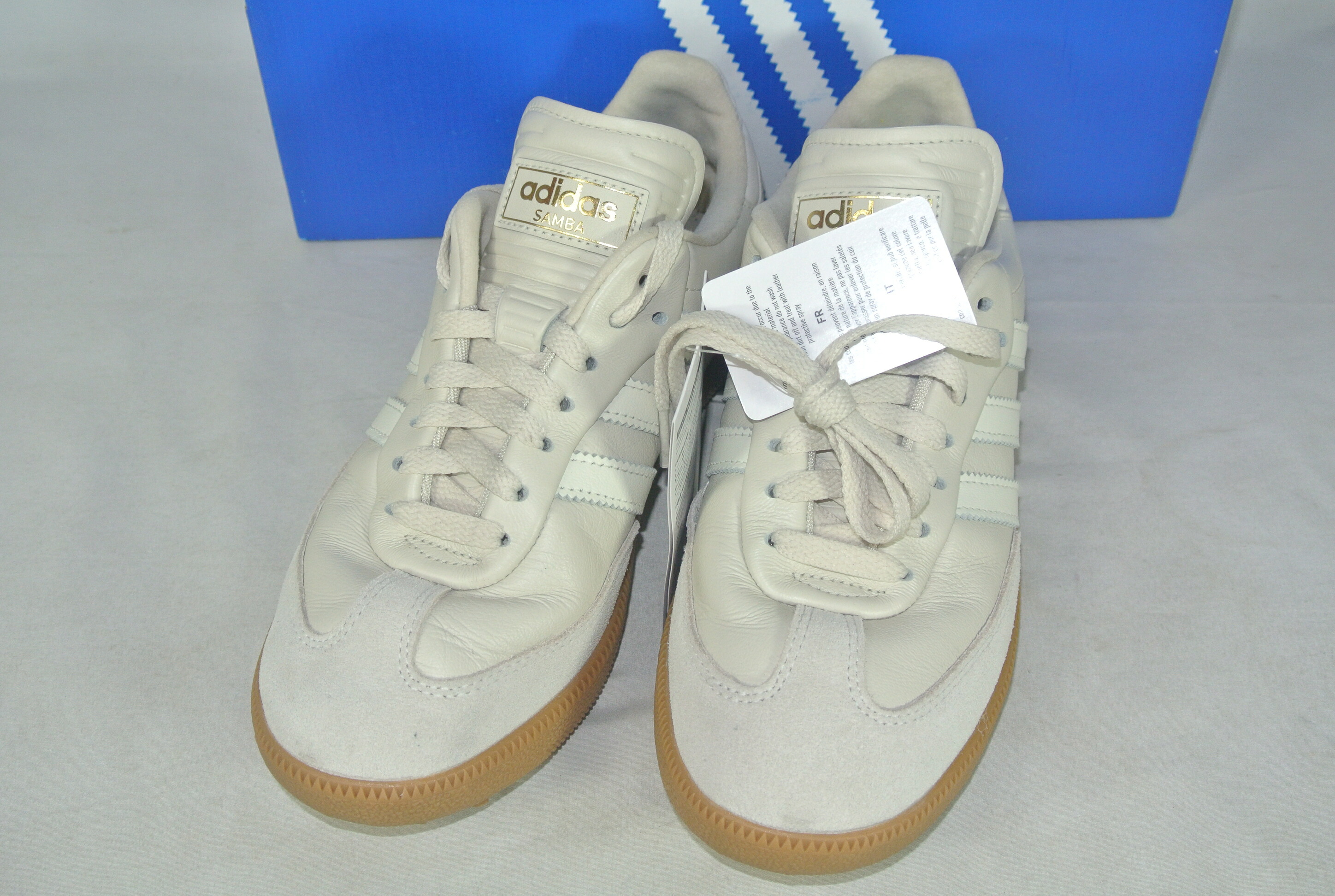 逃げ道 [アディダス] サンバ ゴルフ フルグレインレザー SAMBA GOLF FULL GRAIN LEATHER 酸化アルミニウム/象牙色/チュインガム JH6152 24.5コマーシャル 未当て嵌める品/貨物輸送無料/激安取り計らう*0906