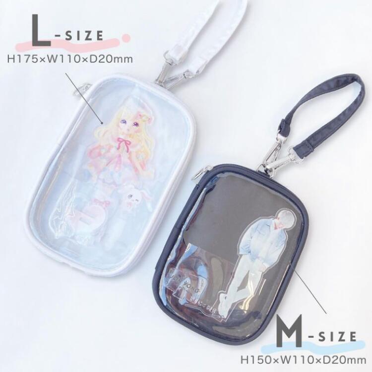 アクスタケース Lサイズ 大きい アクスタ キーホルダー 持ち運び