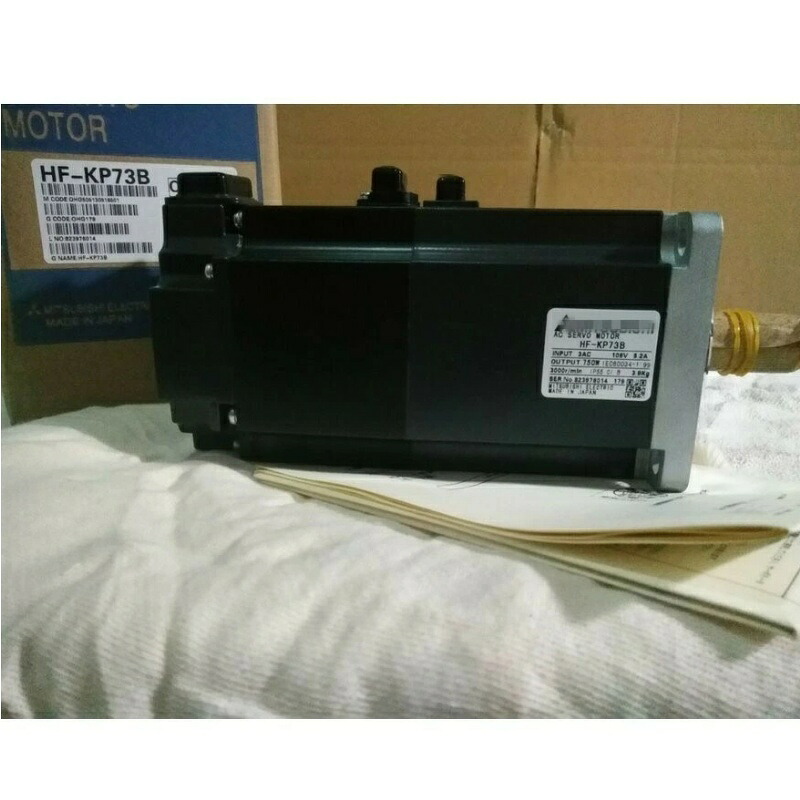 新品★貨物輸送無料★MITSUBISHI 三菱電機 HF-KP73B サーボ原動機★1年引き請ける