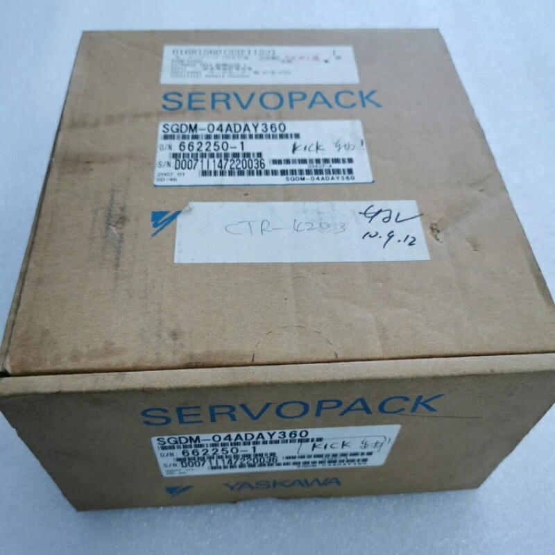 新品★貨物輸送無料★YASKAWA/安川電機 SGDM-04ADAY360 サーボ容器に並べる★1年引き請ける