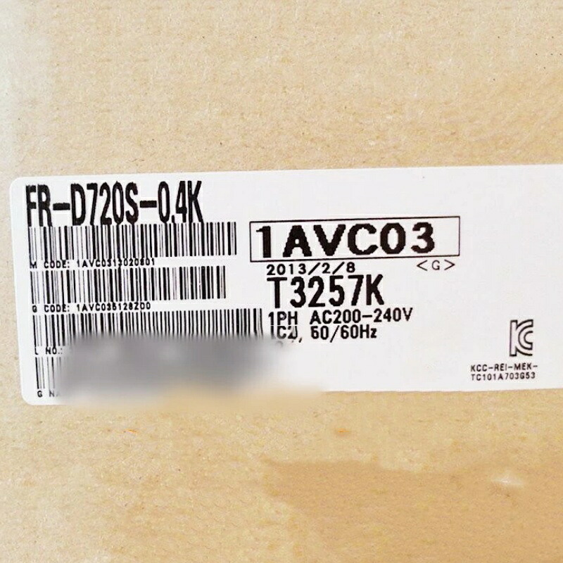新品★貨物輸送無料★MITSUBISHI三菱電機 FR-D720S-0.4K 用はたご屋取り替えっこ★1年引き請ける