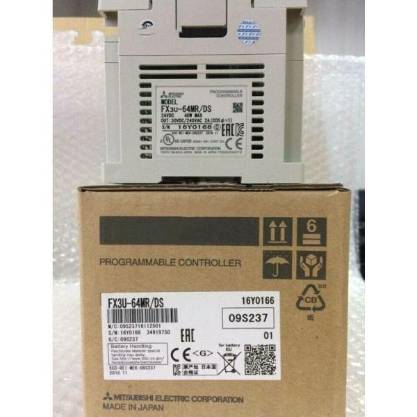 新品★貨物輸送無料★MITSUBISHI 三菱 マイクロシーケンサー 根本規範社会的単位 FX3U-64MR/DS★1年引き請ける