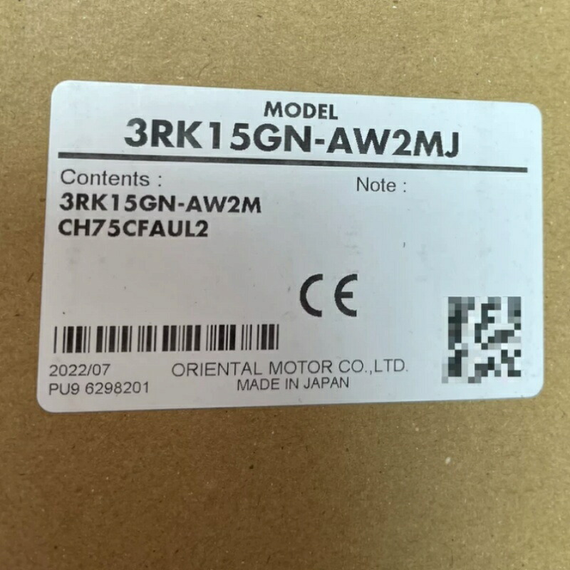 新品★貨物輸送無料★Orientalmotor 3RK15GN-AW2MJ★1年引き請ける