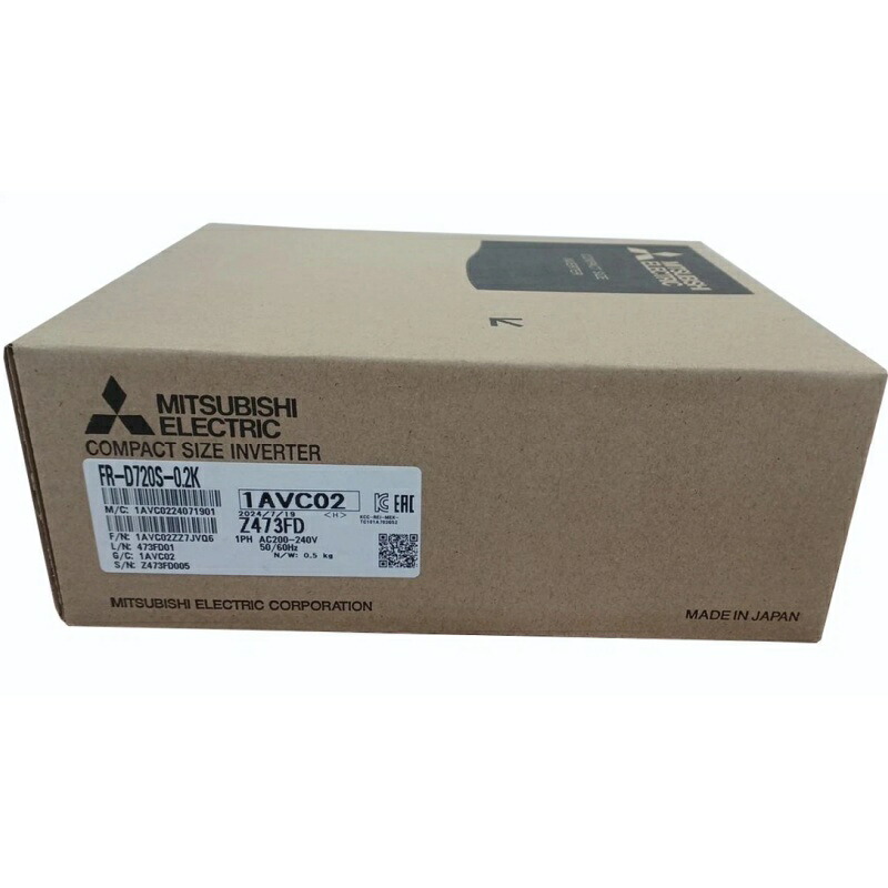 新品★貨物輸送無料★MITSUBISHI三菱電機 FR-D720S-0.2K 用はたご屋取り替えっこ★1年引き受ける