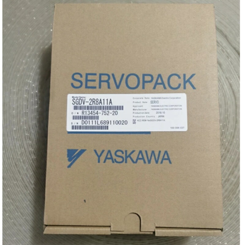 新品★貨物輸送無料★YASKAWA 安川電機 SGDV-2R8A11A サーボ風呂敷き包み★1年引き受ける