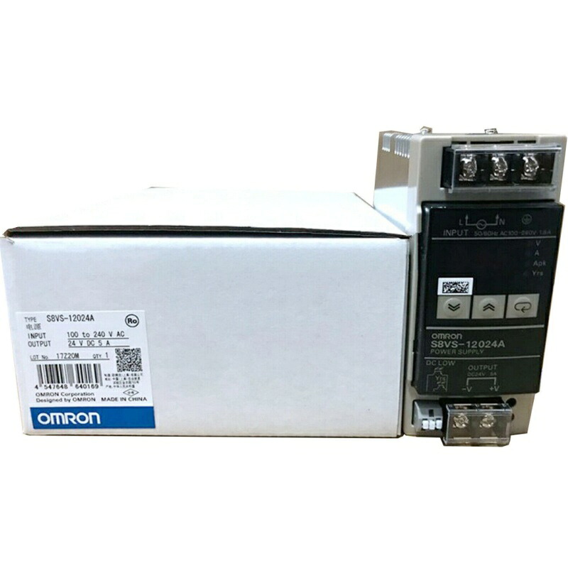 新品★貨物輸送無料★OMRON/オムロン S8VS-12024A スイッチング・力強さ給与★1年引き受ける