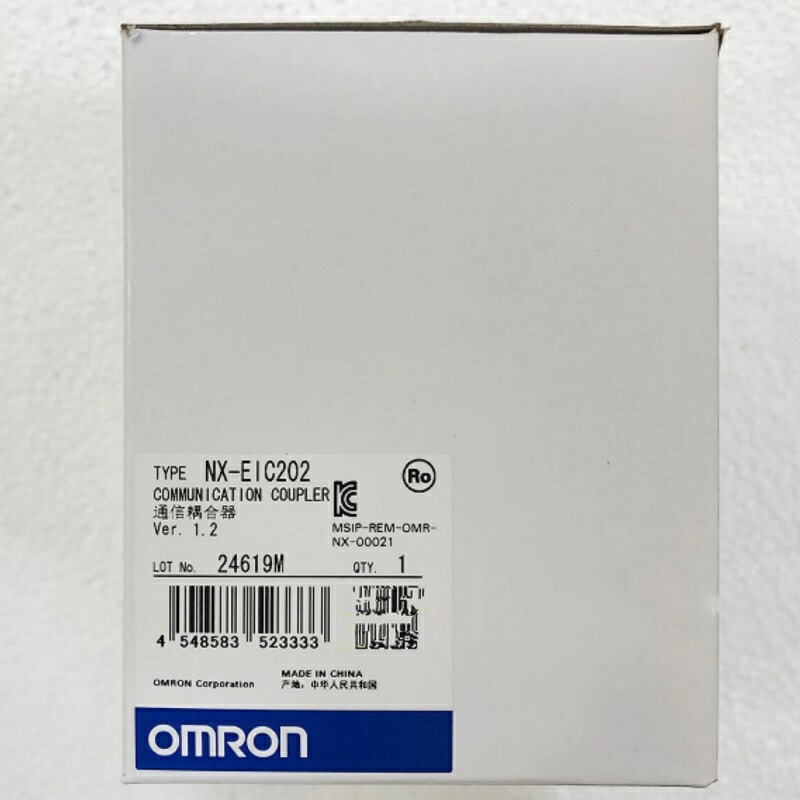 新品★貨物輸送無料★OMRON オムロン NX-EIC202★1年引き受ける