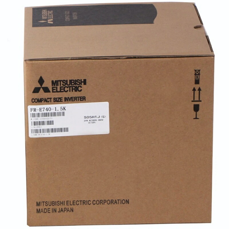 新品★貨物輸送無料★三菱電機 MITSUBISHI FR-E740-1.5Kインバータ★1年引きうける