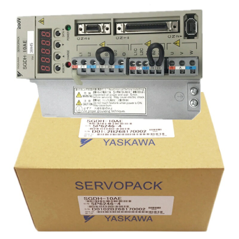 新品★貨物輸送無料★YASKAWA/安川電機 SGDH-10AE サーボ容器に並べる★1年引きうける