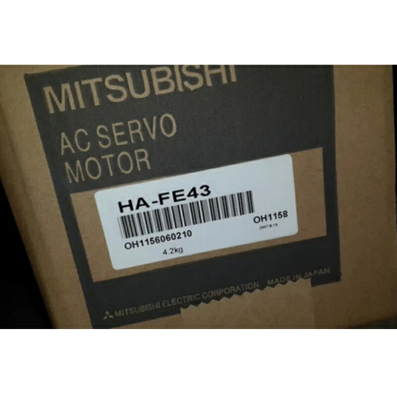 新品★貨物輸送無料★MITSUBISHI/三菱 HA-FE43 サーボ原動機★1年引き請ける