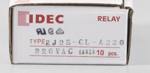 新品★貨物輸送無料★50個入書き割り IDEC アイデック RJ2S-CL-A220 RJシリーズスリムパワーリレー★1年引きうける